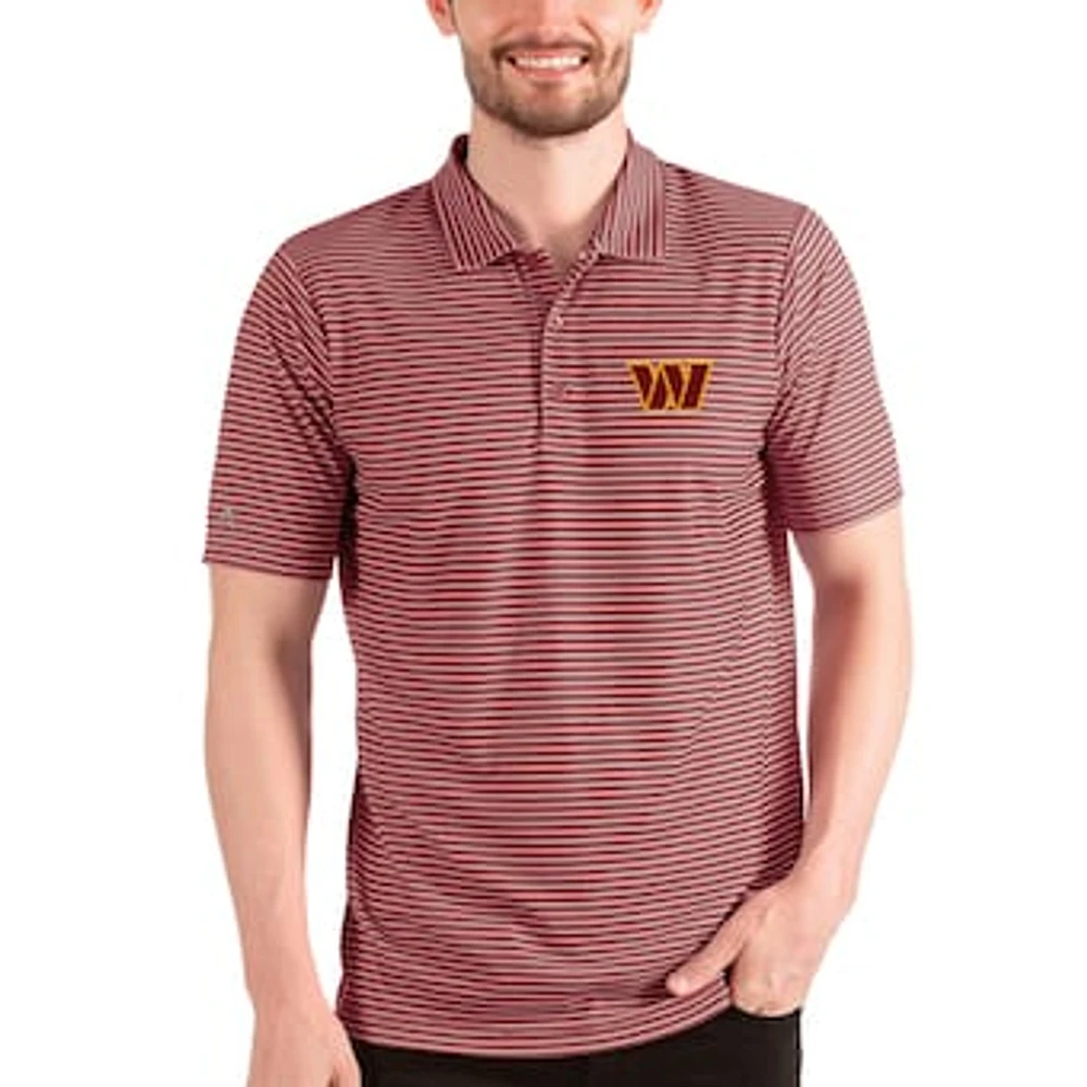 Men's Antigua Burgundy Washington Commanders Esteem Polo