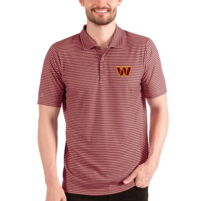 Men's Antigua Burgundy Washington Commanders Esteem Polo