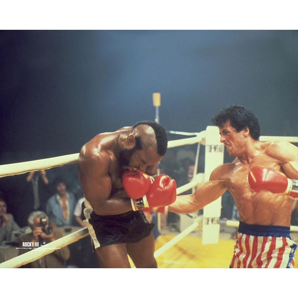 Rocky III Unsigned Body Blow vs. Clubber Lang Photograph