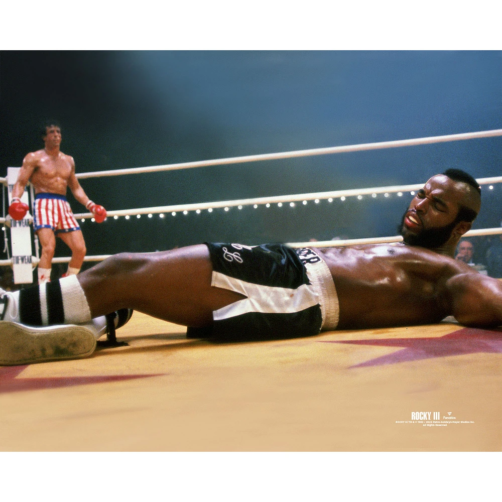 Rocky III Unsigned Knockdown vs. Clubber Lang Photograph