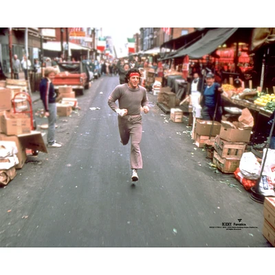 Rocky II Unsigned Running Through Alley Photograph