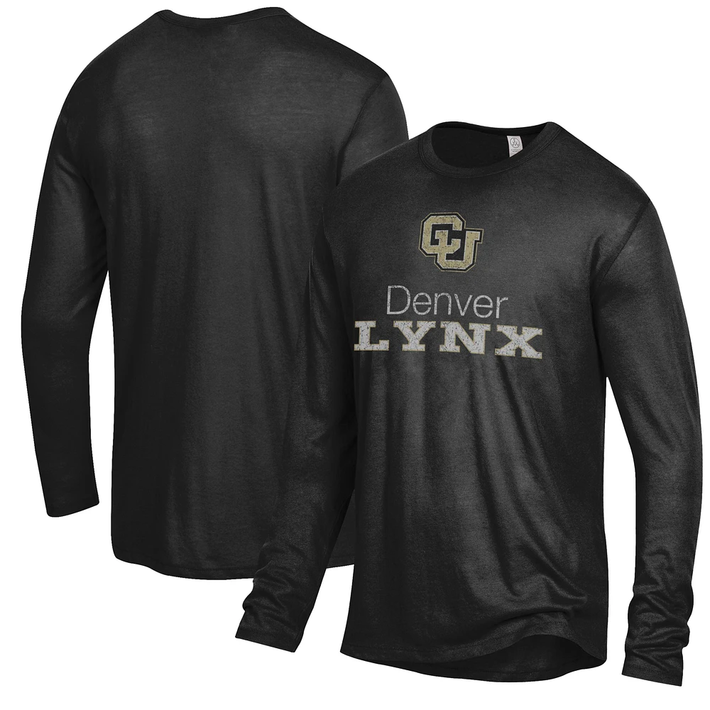 Men's Black CU Denver Lynx Keeper Long Sleeve T-Shirt