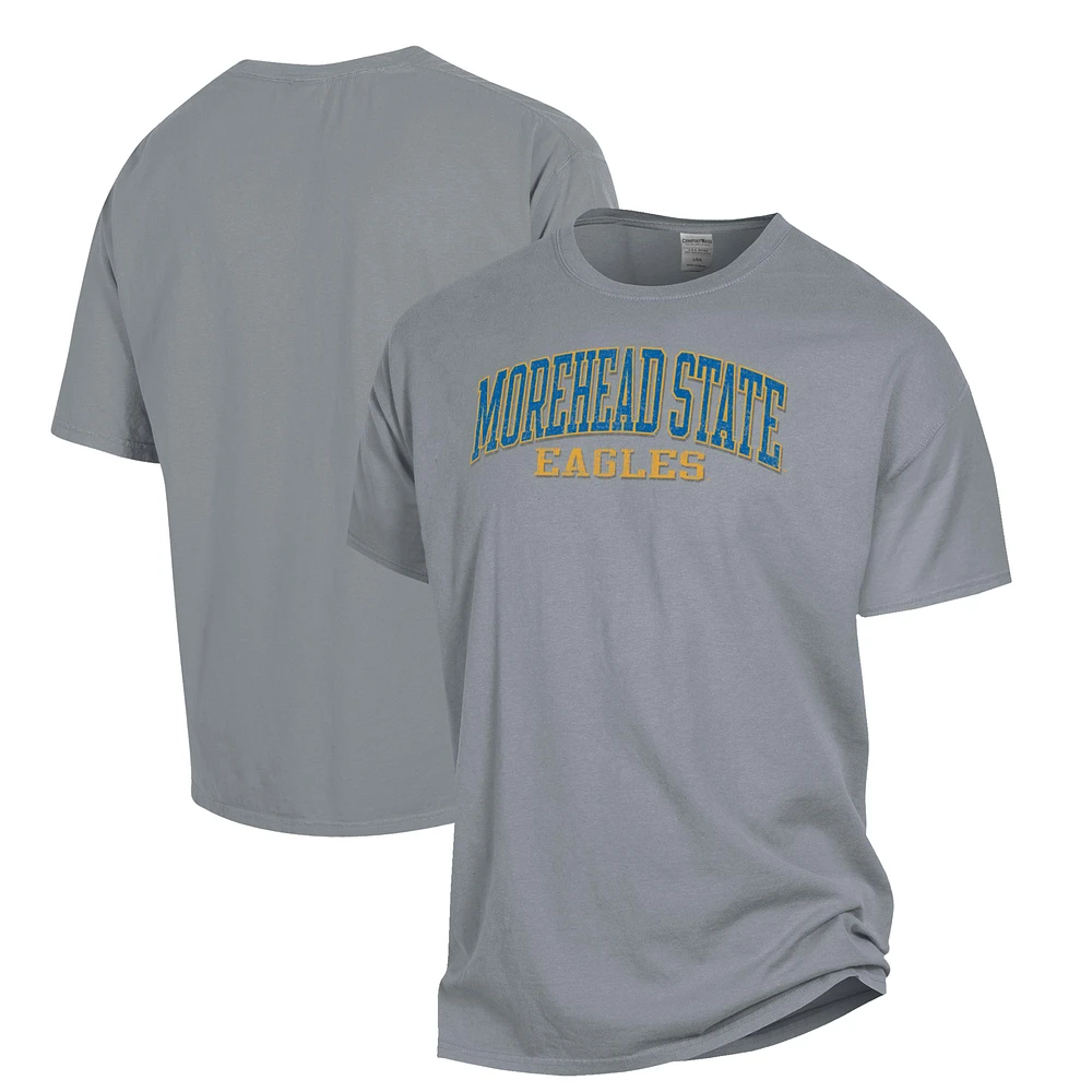 Men's ComfortWash Gray Morehead State Eagles Garment Washed T-Shirt