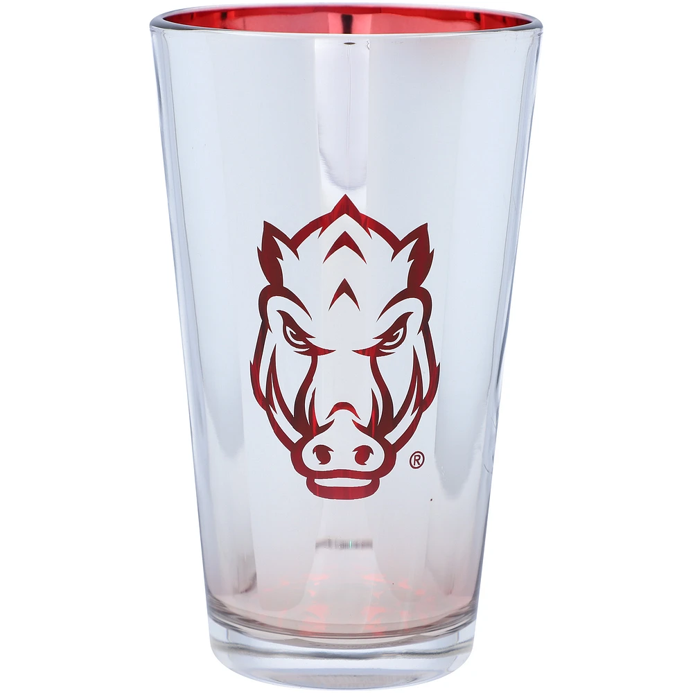 Arkansas Razorbacks 16oz. Electroplated Pint Glass