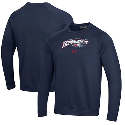 Men's Under Armour Navy MSU Denver Roadrunners All Day Fleece Pullover Sweatshirt