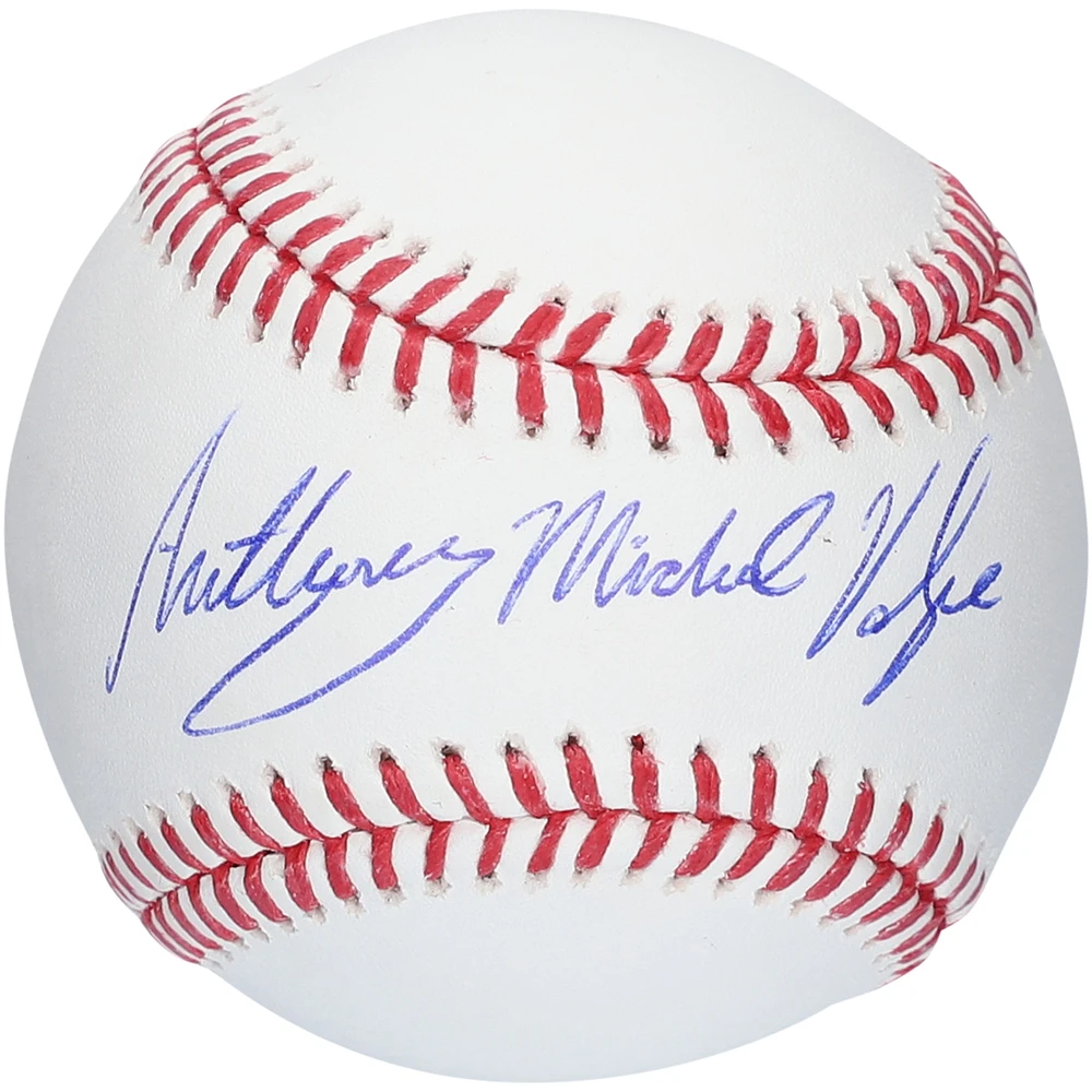 Anthony Volpe New York Yankees Autographed Baseball with Full Name Inscription