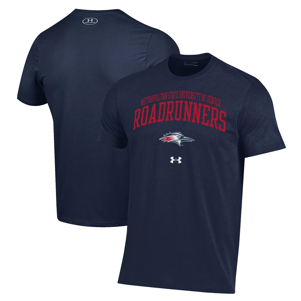 Men's Under Armour Navy MSU Denver Roadrunners Performance T-Shirt