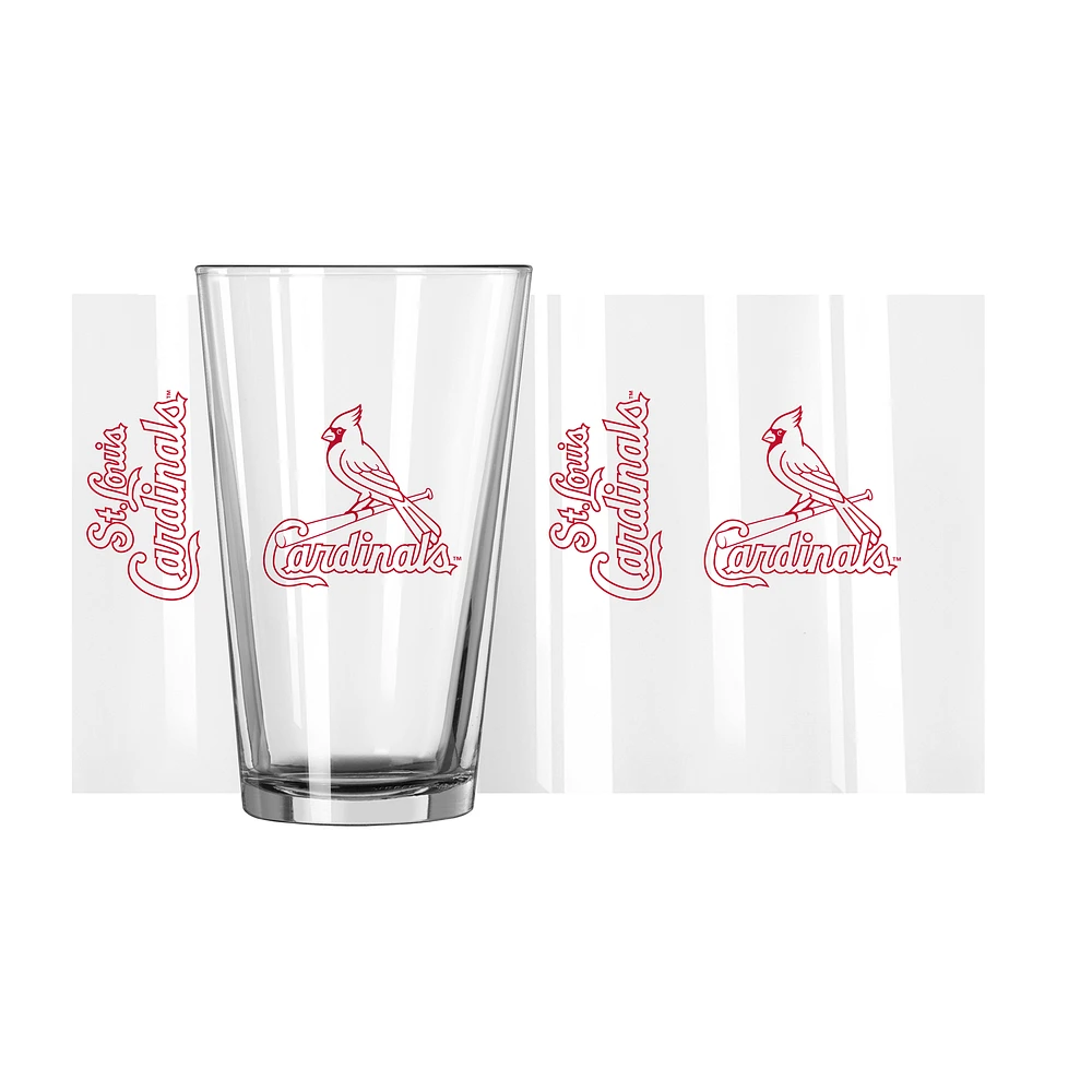 St. Louis Cardinals 16oz. Team Wordmark Game Day Pint Glass