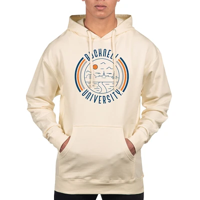 Men's Uscape Apparel Cream Bucknell Bison Standard Pullover Hoodie
