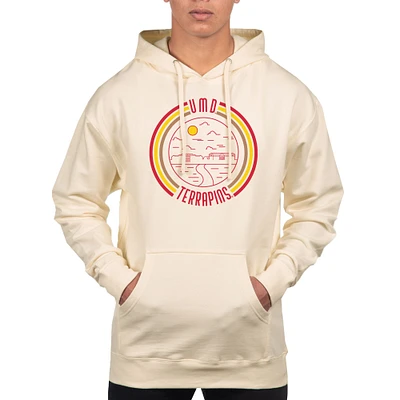 Men's Uscape Apparel Cream Maryland Terrapins Standard Pullover Hoodie