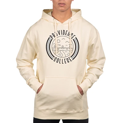 Men's Uscape Apparel Cream Providence Friars Standard Pullover Hoodie