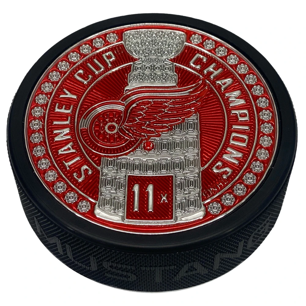 Detroit Red Wings 11-Time Stanley Cup Champions 3'' Dynasty Trimflexx Puck