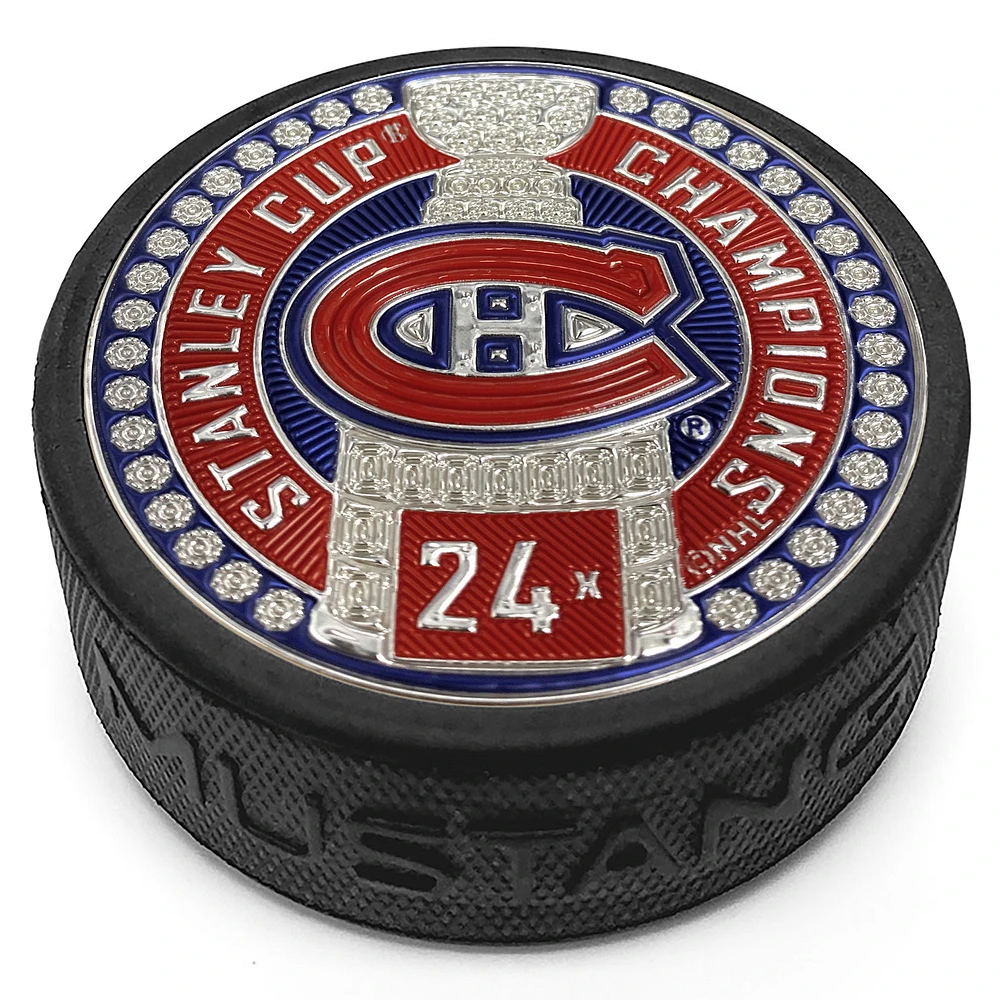 Montreal Canadiens 24-Time Stanley Cup Champions 3'' Dynasty Trimflexx Puck