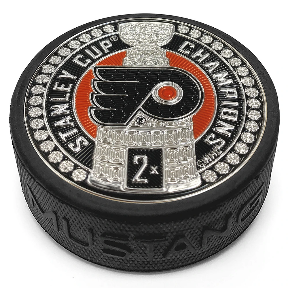 Philadelphia Flyers 2-Time Stanley Cup Champions 3'' Dynasty Trimflexx Puck