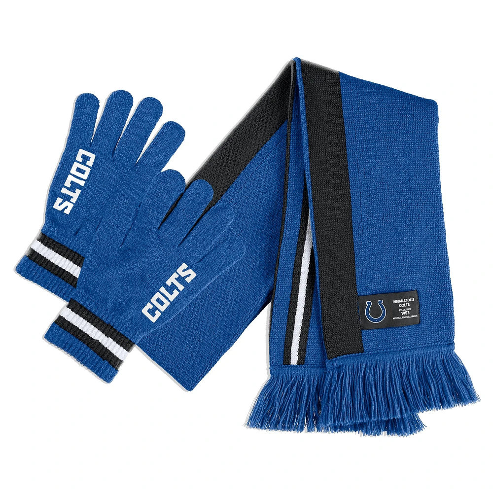 WEAR by Erin Andrews Indianapolis Colts Scarf and Glove Set