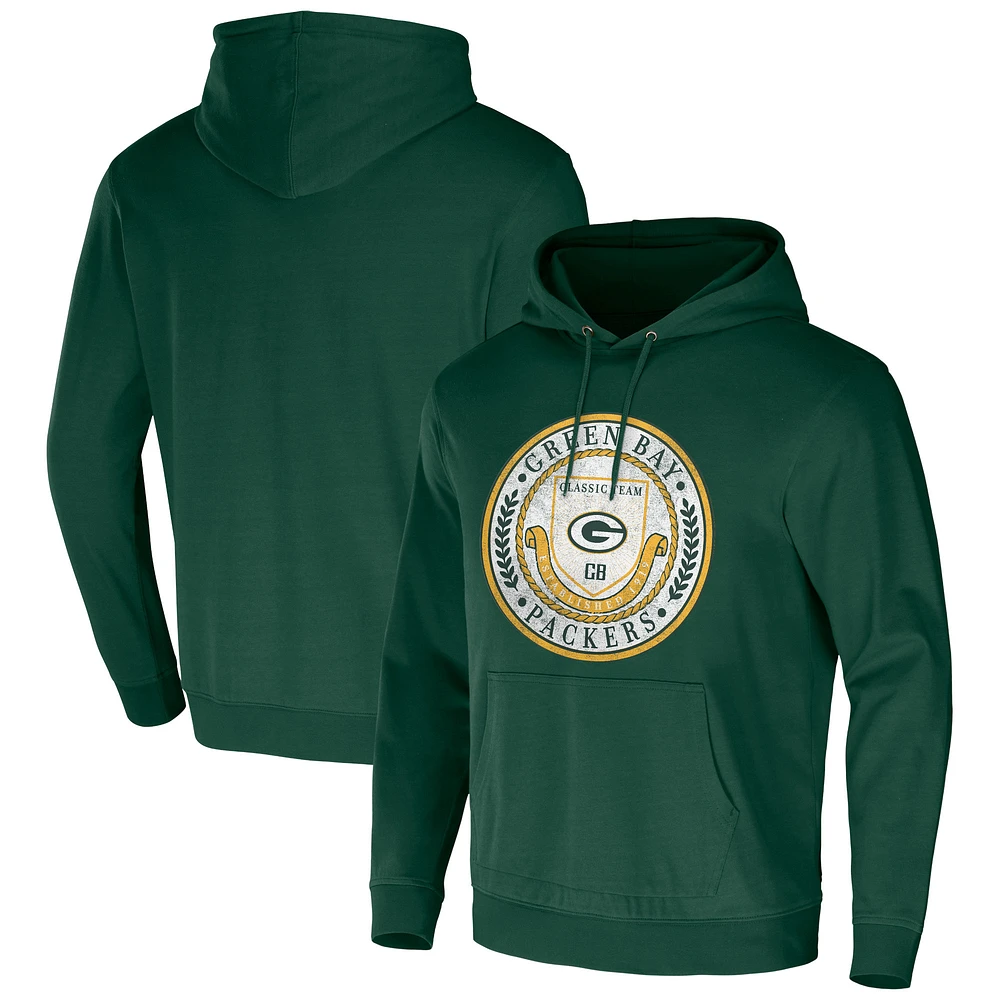 Men's NFL x Darius Rucker Collection by Fanatics Green Green Bay Packers Washed Pullover Hoodie