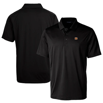 Men's Cutter & Buck Black Cincinnati Bengals Prospect Textured Stretch Polo