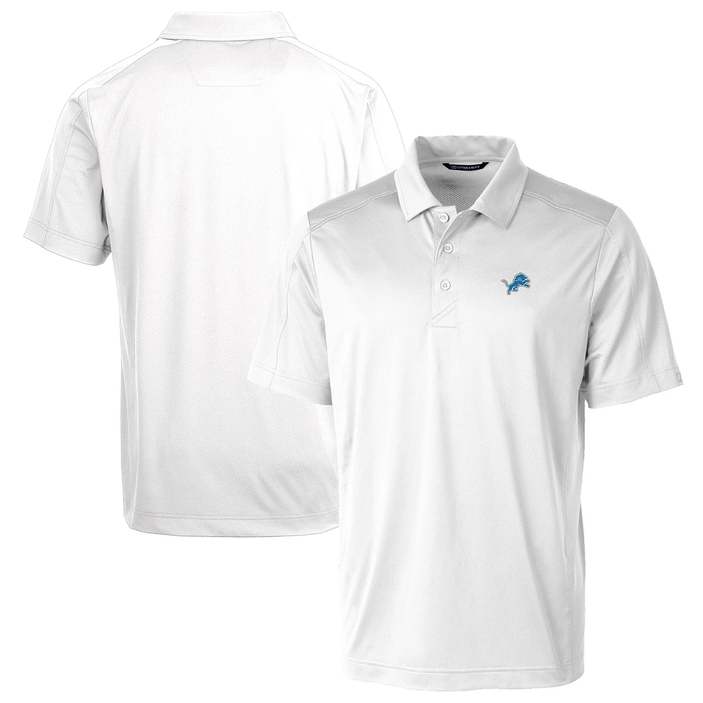 Men's Cutter & Buck Detroit Lions Prospect Textured Stretch Polo