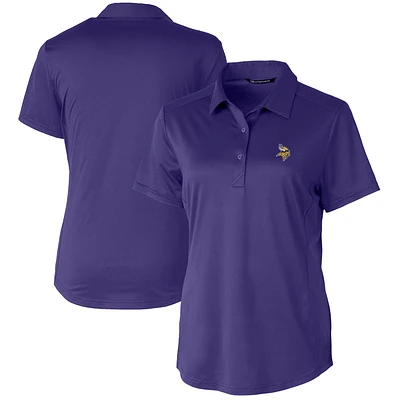 Women's Cutter & Buck Purple Minnesota Vikings Prospect Textured Stretch Polo