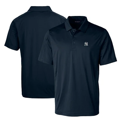 Men's Cutter & Buck Navy New York Yankees Prospect Textured Stretch Big Tall Polo