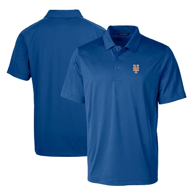 Men's Cutter & Buck Royal New York Mets Prospect Textured Stretch Polo