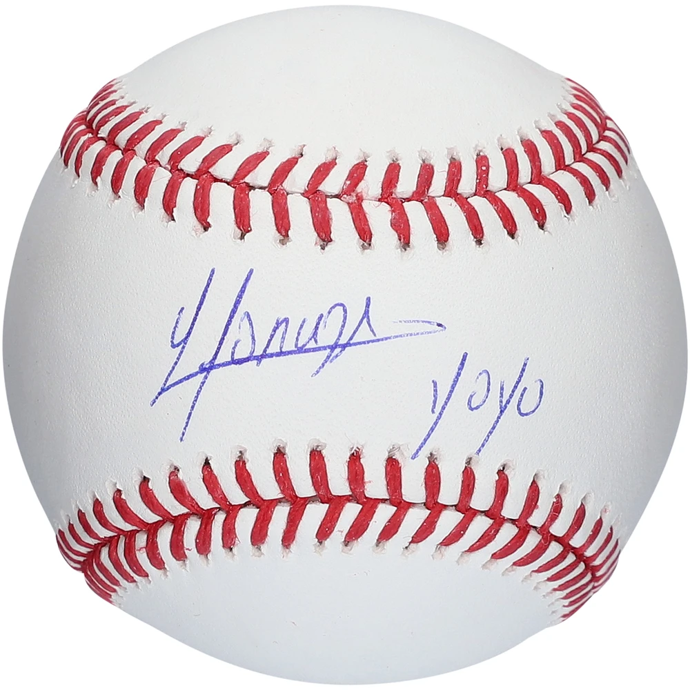 Yoán Moncada Los Angeles Angels Autographed Baseball with "Yoyo" Inscription