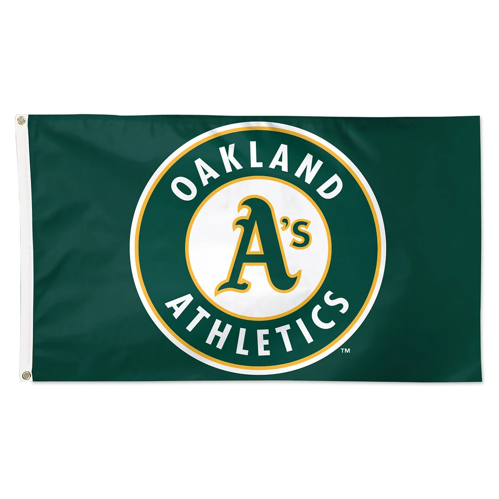 WinCraft Oakland Athletics 3' x 5' Primary Logo Single-Sided Flag
