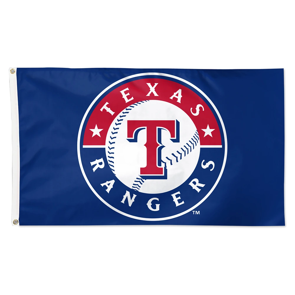 WinCraft Texas Rangers 3' x 5' Primary Logo Single-Sided Flag