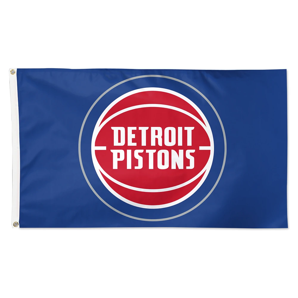 WinCraft Detroit Pistons 3' x 5' Primary Logo Single-Sided Flag