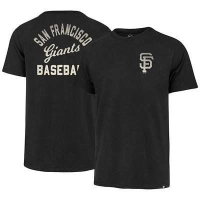 Men's '47 Black San Francisco Giants Turn Back Franklin T-Shirt
