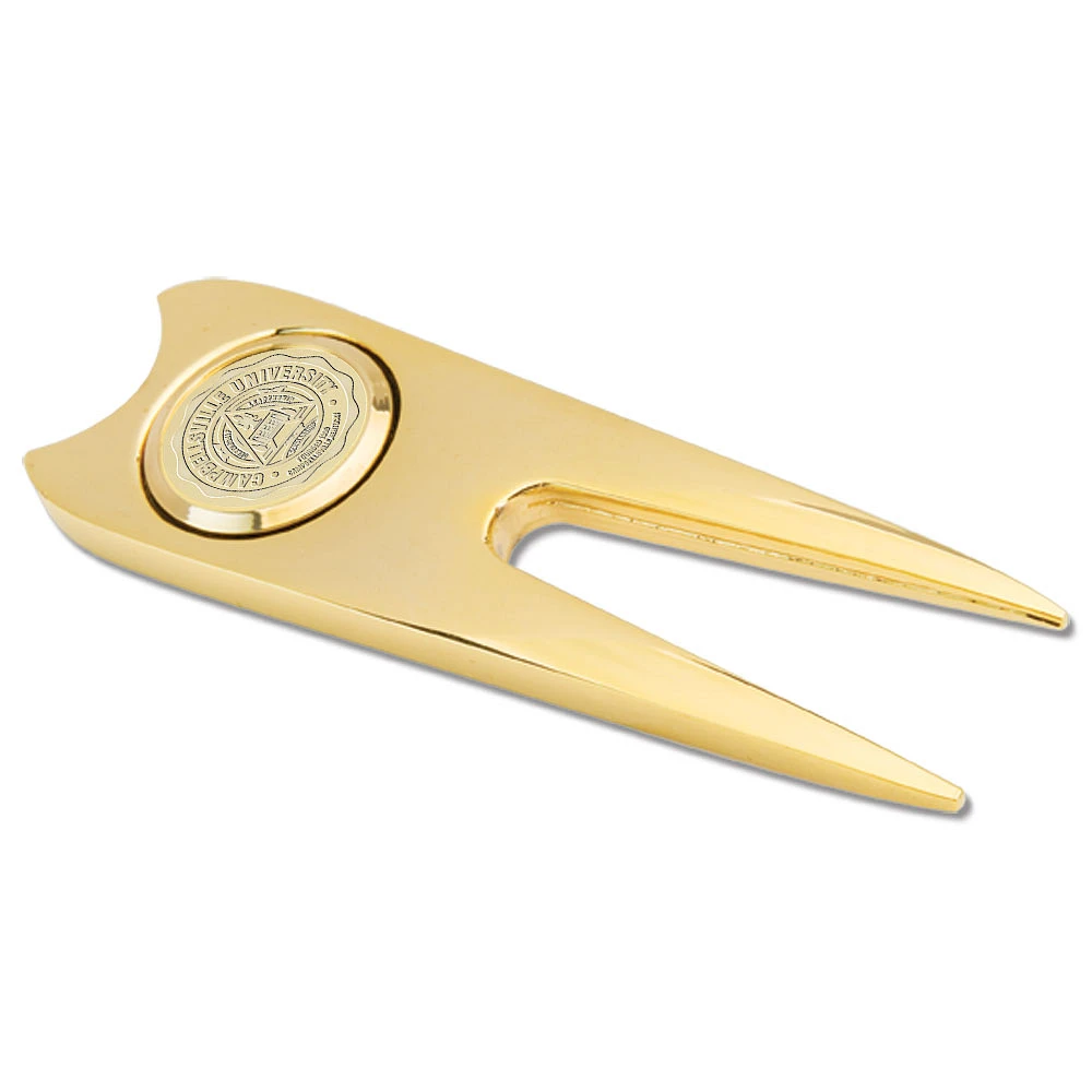 Gold Campbellsville Tigers Golf Divot Repair Tool