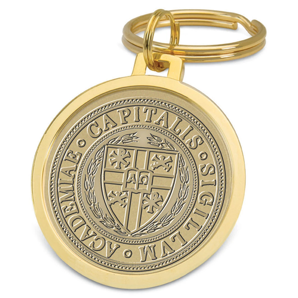 Gold Capital University Comets Split-Wire Key Ring
