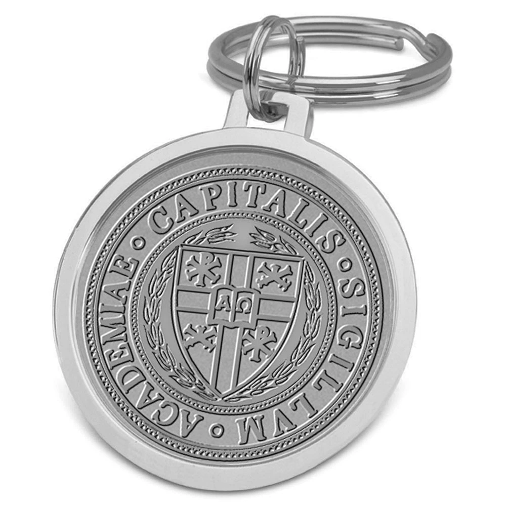 Silver Capital University Comets Split-Wire Key Ring