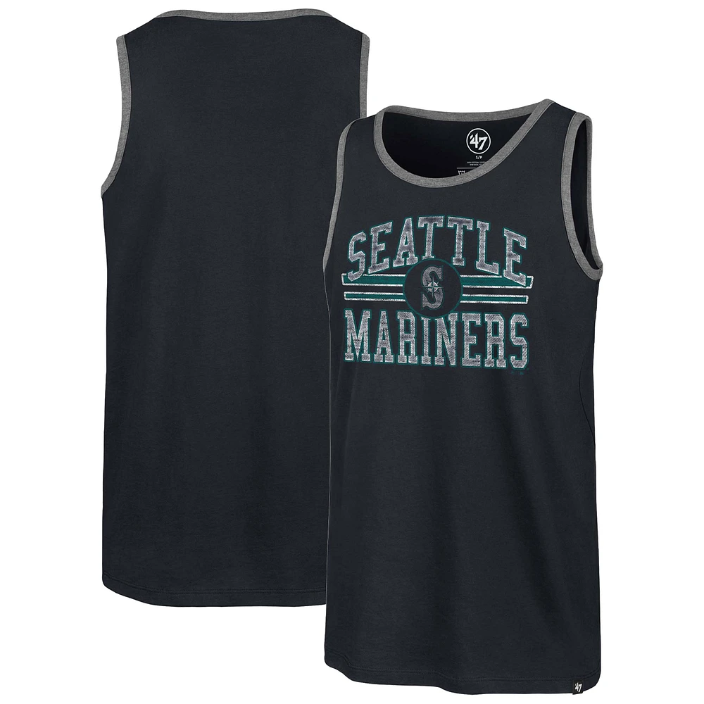 Men's '47 Navy Seattle Mariners Winger Franklin Tank Top
