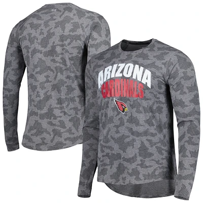 Men's MSX by Michael Strahan Gray Arizona Cardinals Performance Camo Long Sleeve T-Shirt