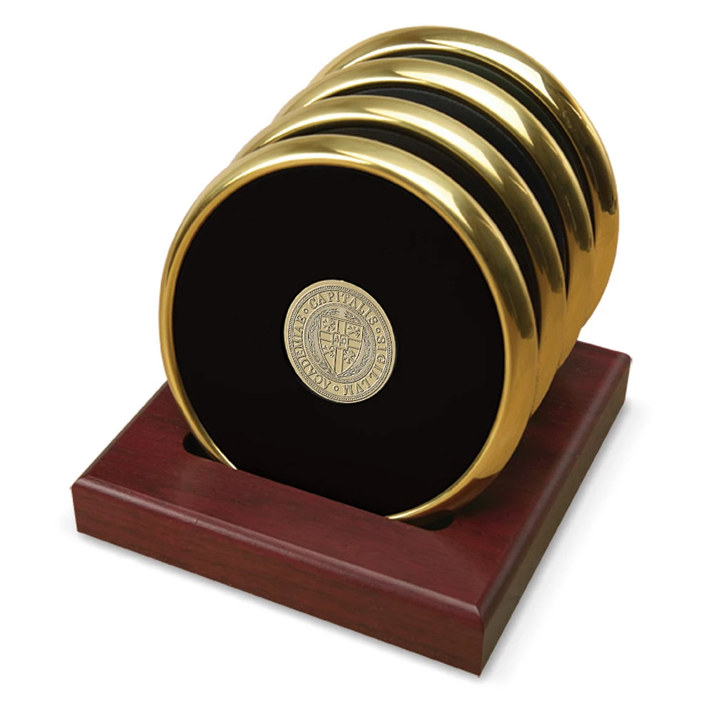 Gold Capital University Comets -Piece Coaster Set