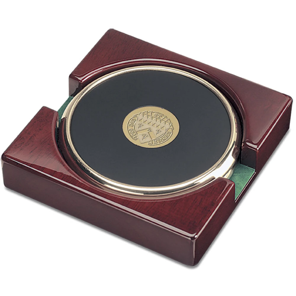 Gold Loras College Duhawks 2-Piece Coaster Set