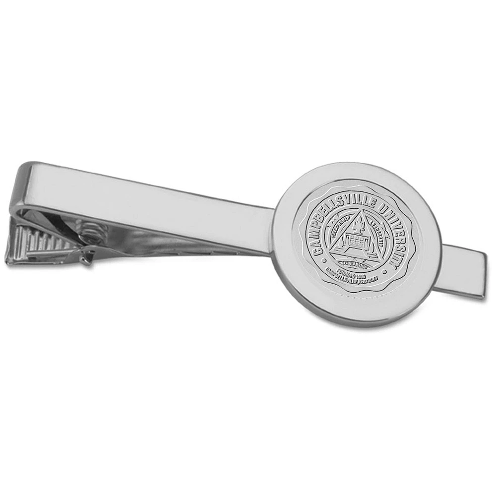 Silver Campbellsville Tigers Tie Bar