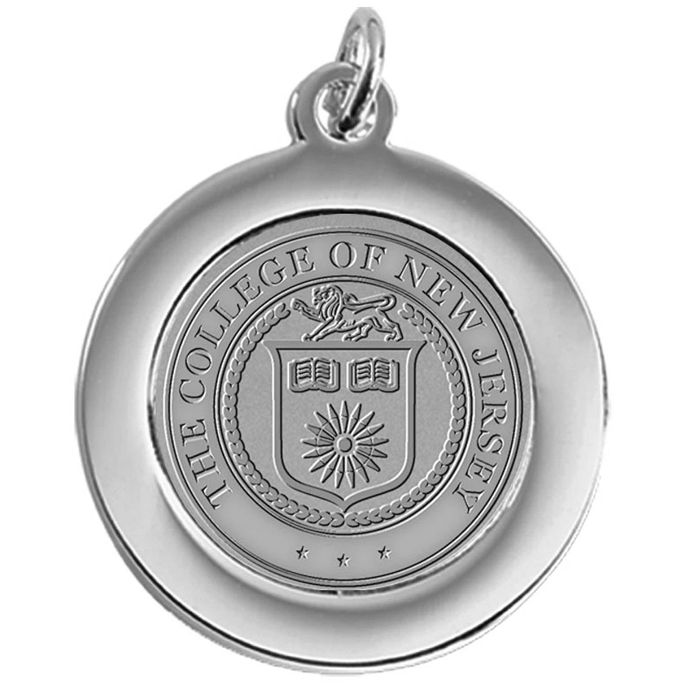 Silver College of New Jersey Lions Team Pendant