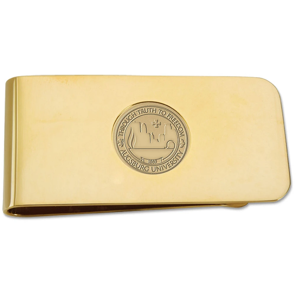 Gold Augsburg University Money Clip
