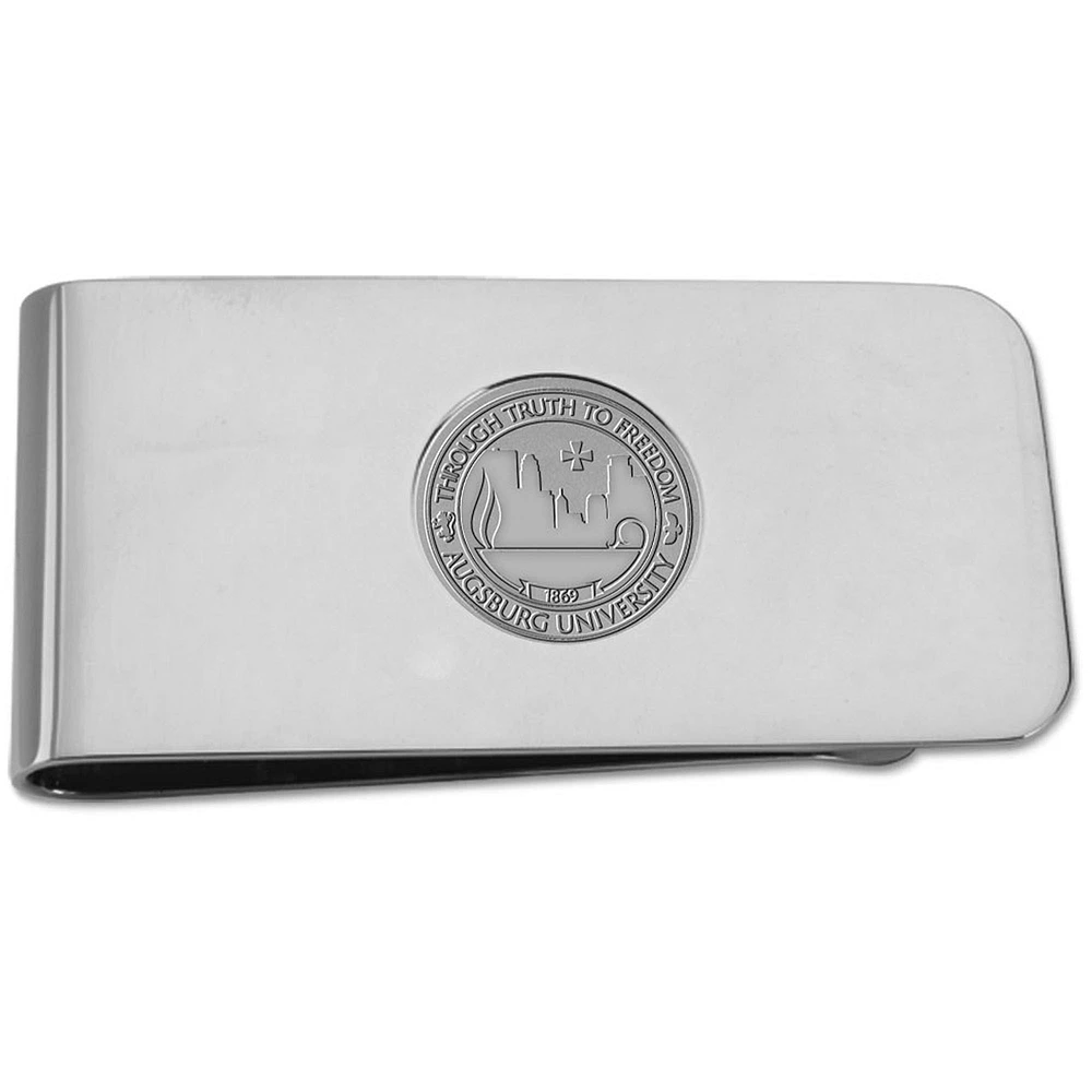 Silver Augsburg University Money Clip