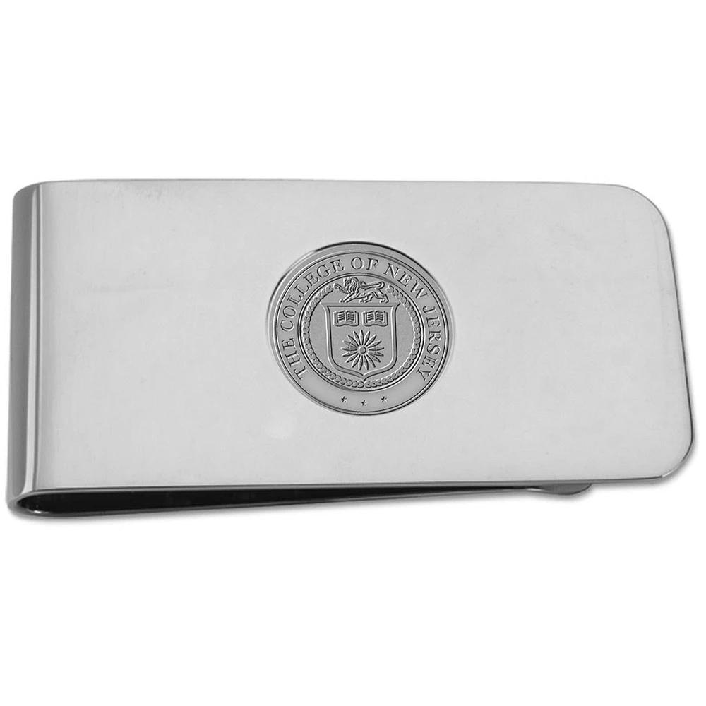 Silver College of New Jersey Lions Money Clip