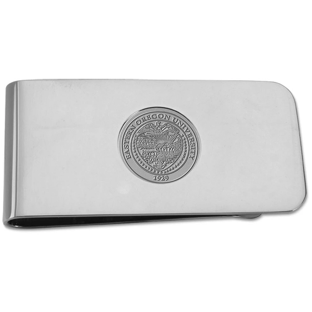Silver Eastern Oregon Mountaineers Money Clip