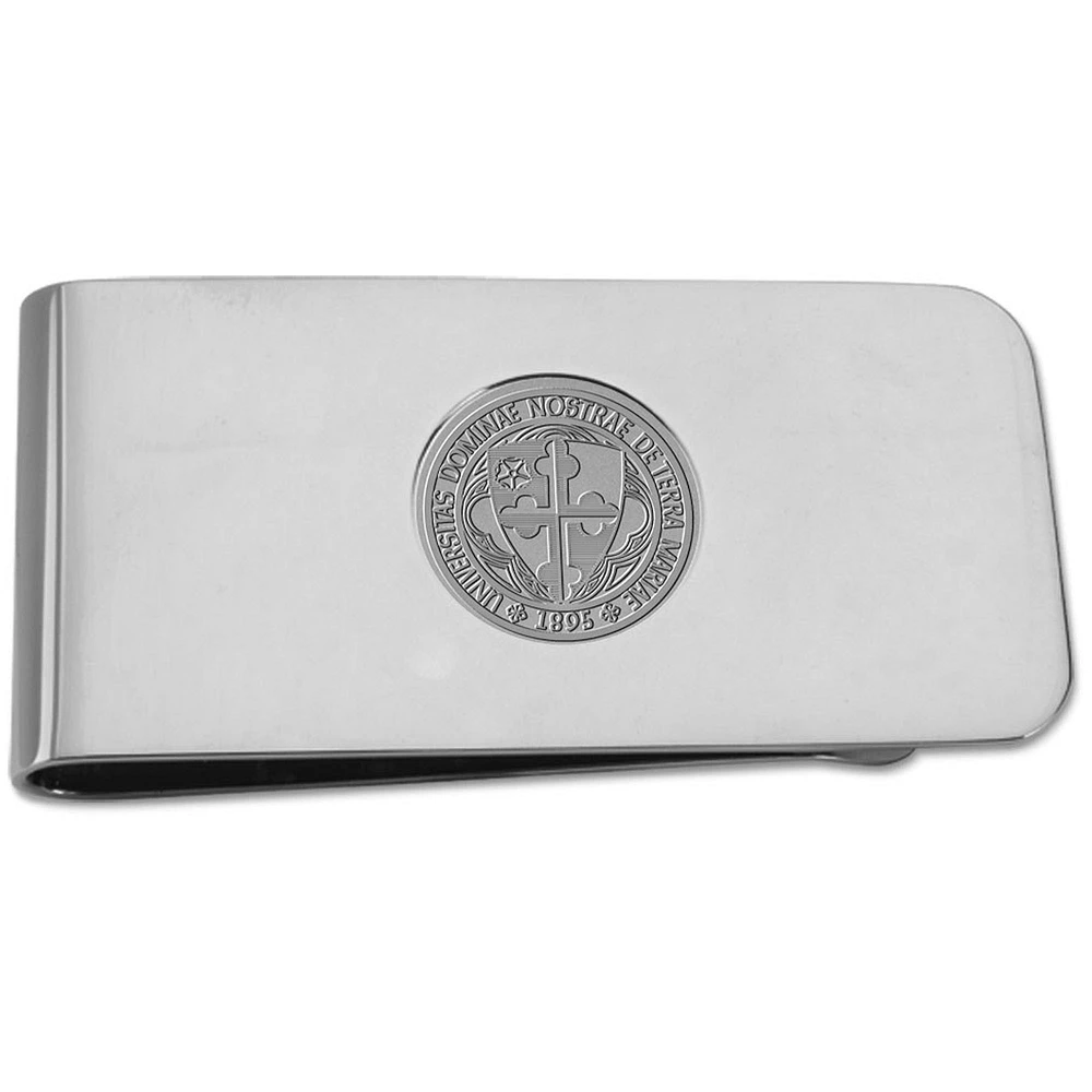 Silver Notre Dame of Maryland Gators Money Clip