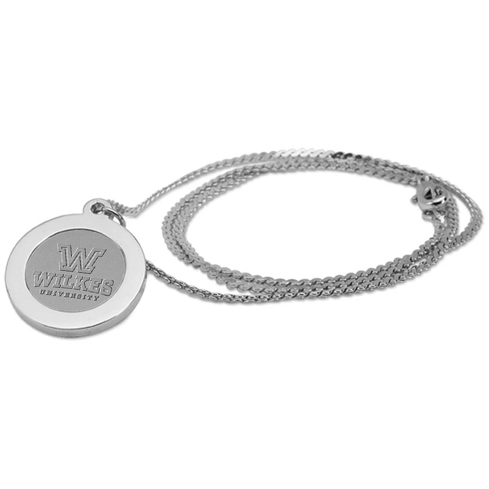 Silver Wilkes Colonels Pendant Necklace