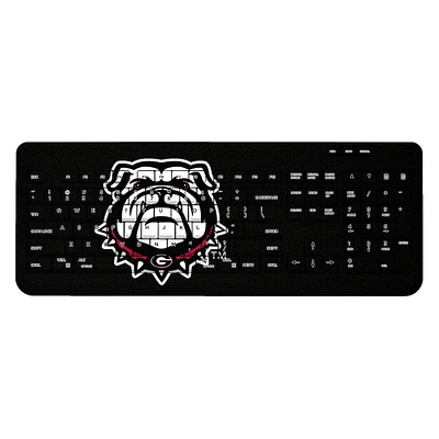 Georgia Bulldogs Solid Design Wireless Keyboard