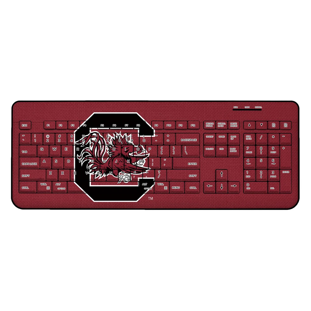 South Carolina Gamecocks Solid Design Wireless Keyboard