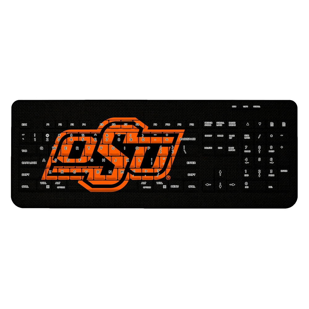 Oklahoma State Cowboys Solid Design Wireless Keyboard