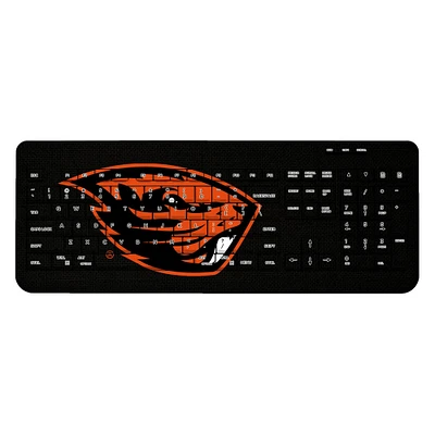 Oregon State Beavers Solid Design Wireless Keyboard