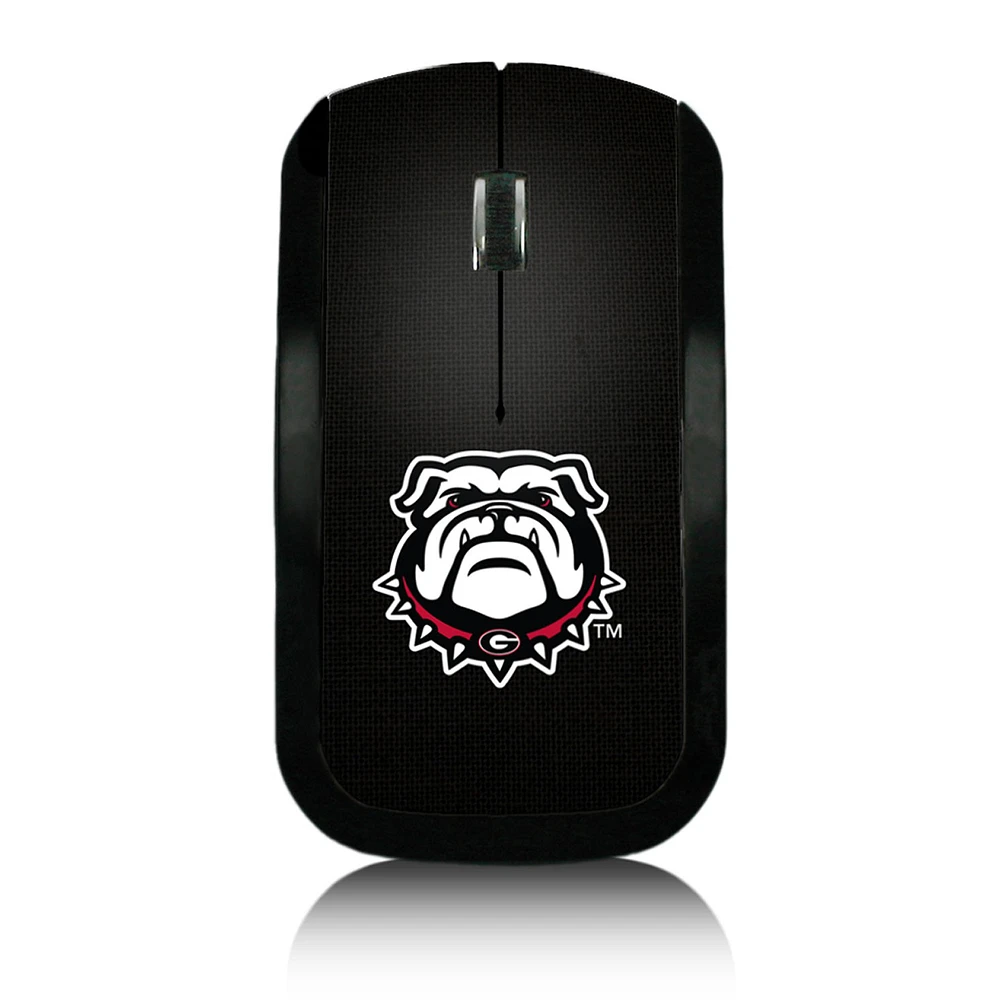 Georgia Bulldogs Secondary Logo Solid Design Wireless Mouse